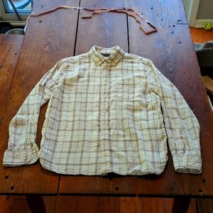 Linen Banana Republic button down shirt